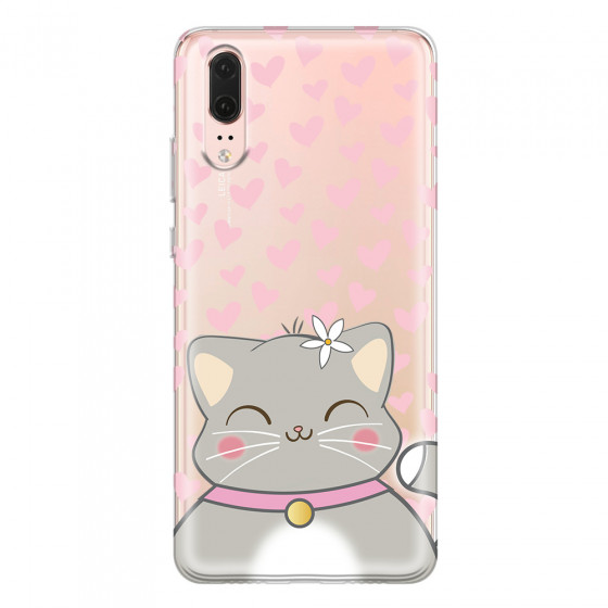 HUAWEI - P20 - Soft Clear Case - Kitty