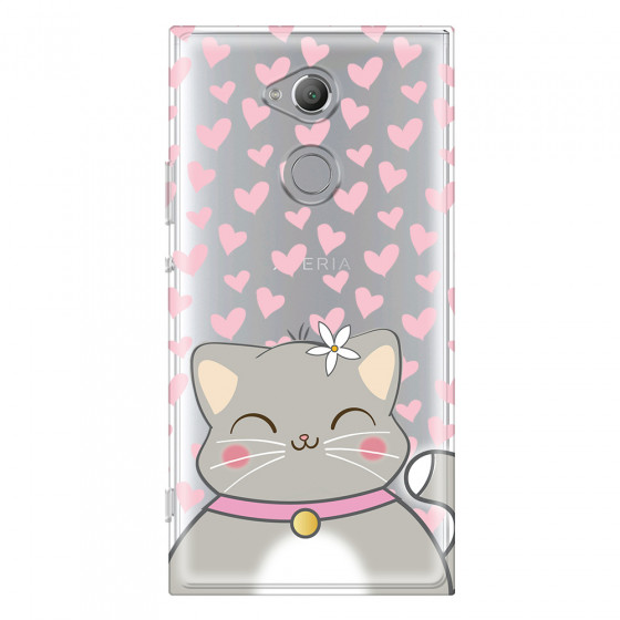 SONY - Sony XA2 Ultra - Soft Clear Case - Kitty