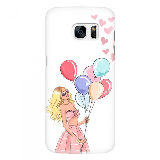 SAMSUNG - Galaxy S7 Edge - 3D Snap Case - Balloon Party