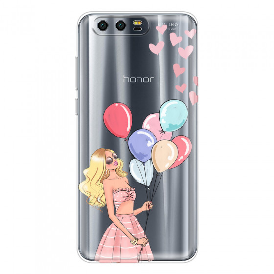 HONOR - Honor 9 - Soft Clear Case - Balloon Party