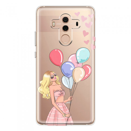 HUAWEI - Mate 10 Pro - Soft Clear Case - Balloon Party