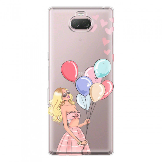 SONY - Sony 10 Plus - Soft Clear Case - Balloon Party