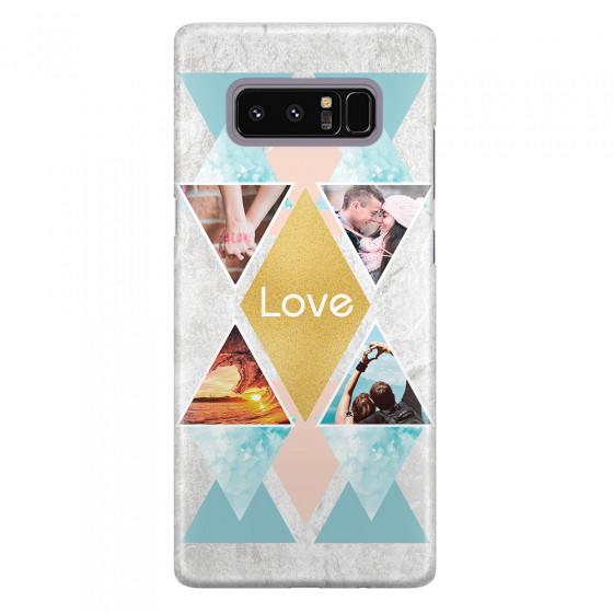 Shop by Style - Custom Photo Cases - SAMSUNG - Galaxy Note 8 - 3D Snap Case - Triangle Love Photo