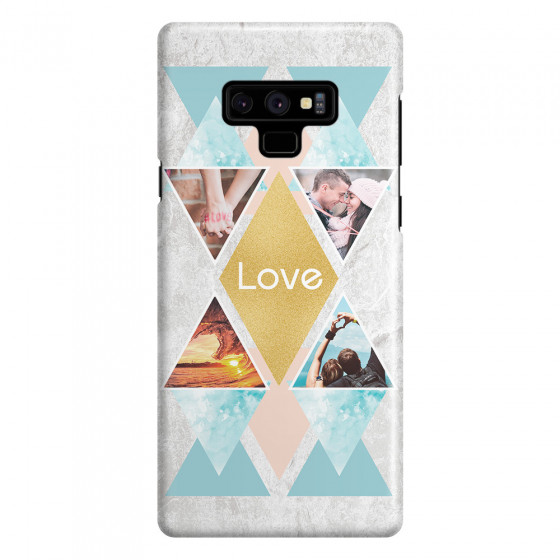 SAMSUNG - Galaxy Note 9 - 3D Snap Case - Triangle Love Photo