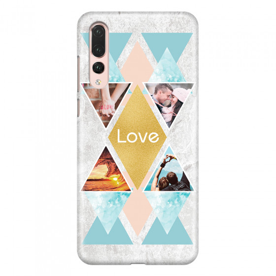 HUAWEI - P20 Pro - 3D Snap Case - Triangle Love Photo