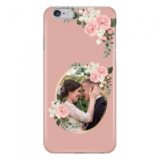 APPLE - iPhone 6S - 3D Snap Case - Pink Floral Mirror Photo