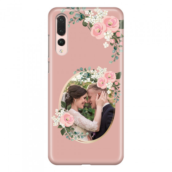 HUAWEI - P20 Pro - 3D Snap Case - Pink Floral Mirror Photo