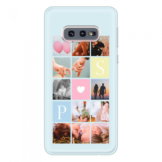 SAMSUNG - Galaxy S10e - Soft Clear Case - Insta Love Photo Linked
