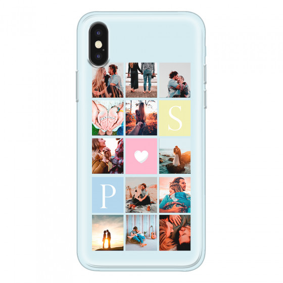 APPLE - iPhone XS Max - Soft Clear Case - Insta Love Photo