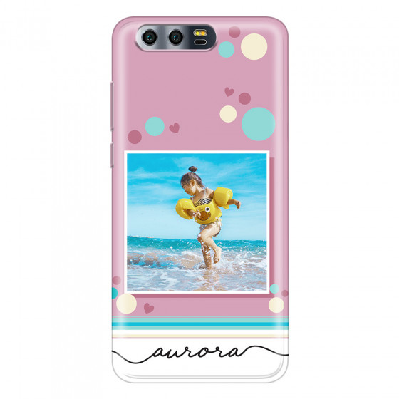 HONOR - Honor 9 - Soft Clear Case - Cute Dots Photo Case