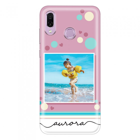 HONOR - Honor Play - Soft Clear Case - Cute Dots Photo Case