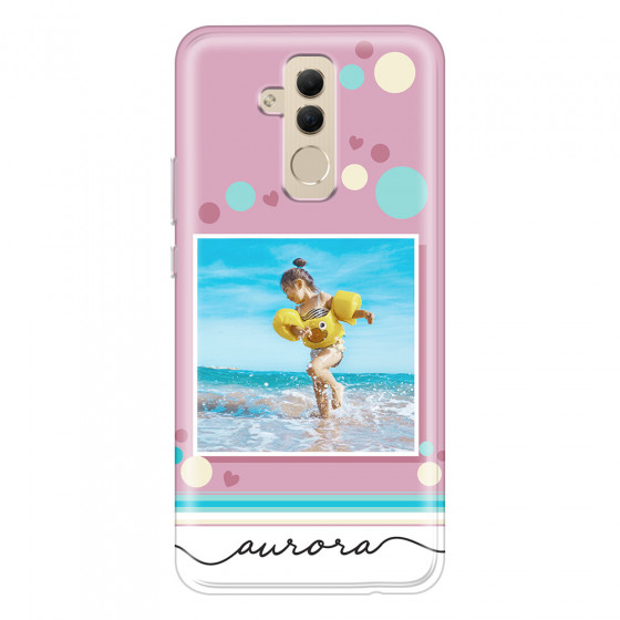 HUAWEI - Mate 20 Lite - Soft Clear Case - Cute Dots Photo Case