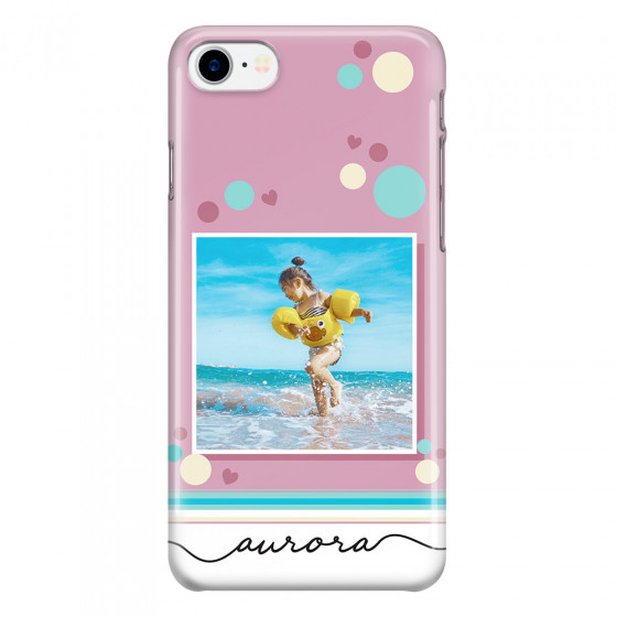 APPLE - iPhone 7 - 3D Snap Case - Cute Dots Photo Case