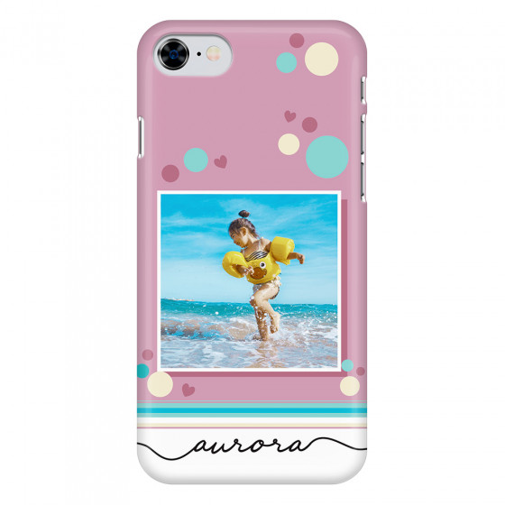 APPLE - iPhone 8 - 3D Snap Case - Cute Dots Photo Case