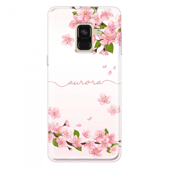 SAMSUNG - Galaxy A8 - Soft Clear Case - Sakura Handwritten