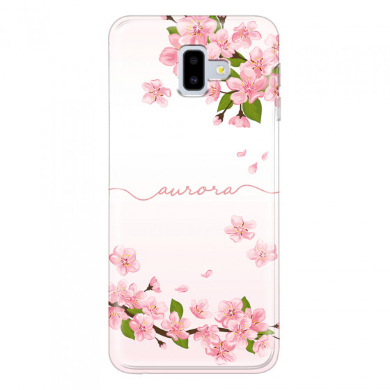 SAMSUNG - Galaxy J6 Plus - Soft Clear Case - Sakura Handwritten