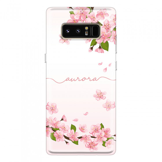 SAMSUNG - Galaxy Note 8 - Soft Clear Case - Sakura Handwritten