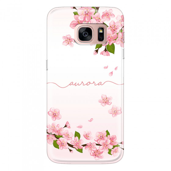 SAMSUNG - Galaxy S7 - Soft Clear Case - Sakura Handwritten