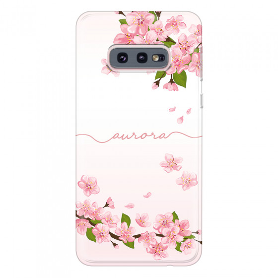 SAMSUNG - Galaxy S10e - Soft Clear Case - Sakura Handwritten