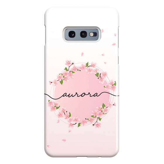 SAMSUNG - Galaxy S10e - 3D Snap Case - Sakura Handwritten Circle