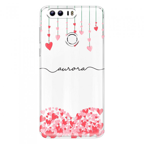 HONOR - Honor 8 - Soft Clear Case - Love Hearts Strings