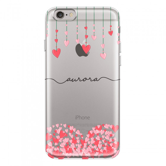 APPLE - iPhone 6S Plus - Soft Clear Case - Love Hearts Strings
