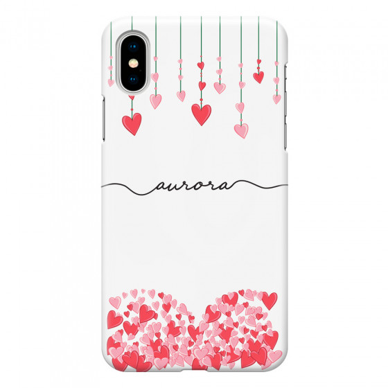 APPLE - iPhone X - 3D Snap Case - Love Hearts Strings