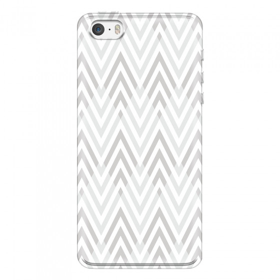 APPLE - iPhone 5S - Soft Clear Case - Zig Zag Patterns