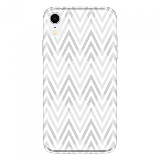APPLE - iPhone XR - Soft Clear Case - Zig Zag Patterns