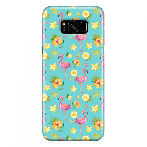 SAMSUNG - Galaxy S8 Plus - 3D Snap Case - Tropical Flamingo I