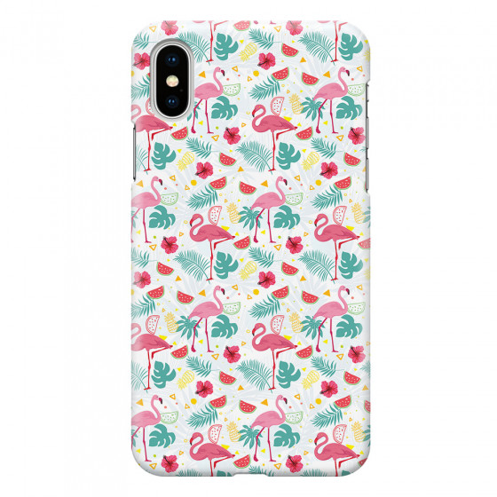 APPLE - iPhone XS Max - 3D Snap Case - Tropical Flamingo II