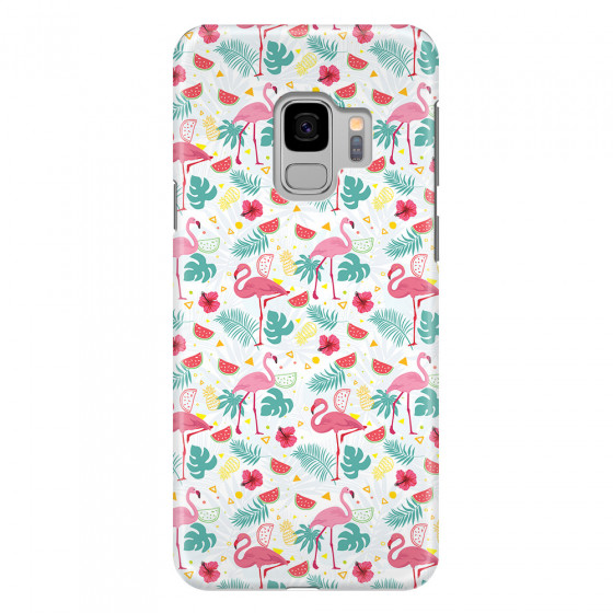 SAMSUNG - Galaxy S9 - 3D Snap Case - Tropical Flamingo II