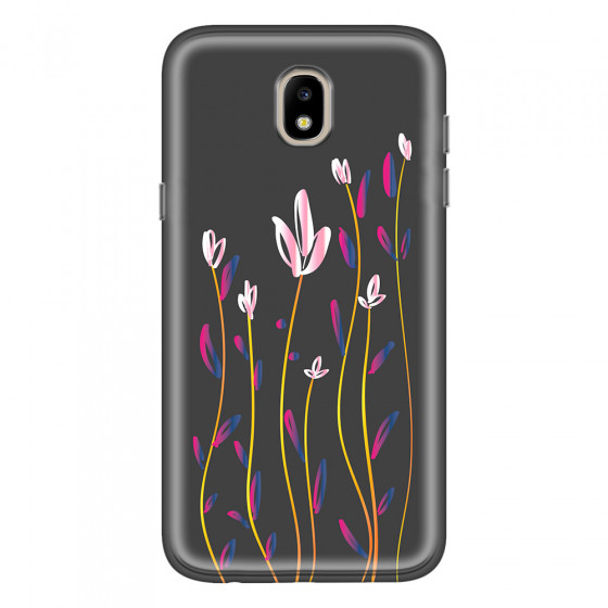 SAMSUNG - Galaxy J3 2017 - Soft Clear Case - Pink Tulips