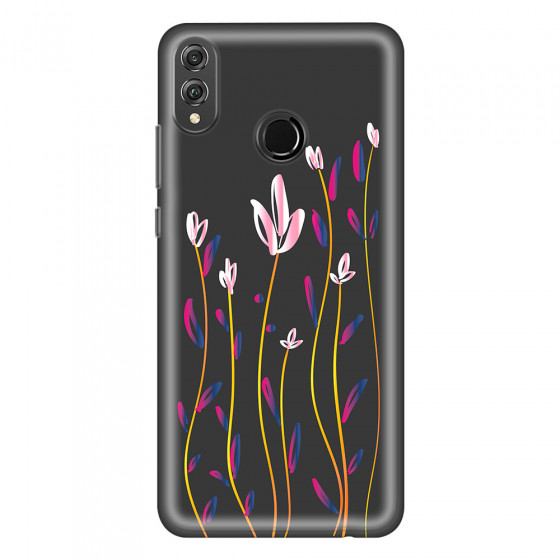 HONOR - Honor 8X - Soft Clear Case - Pink Tulips