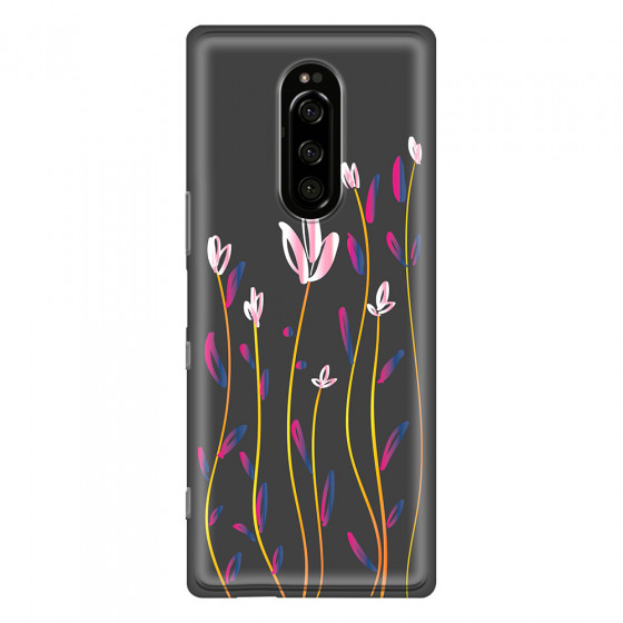 SONY - Sony 1 - Soft Clear Case - Pink Tulips