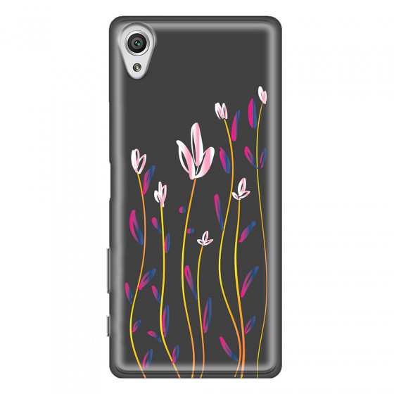 SONY - Sony XA1 - Soft Clear Case - Pink Tulips