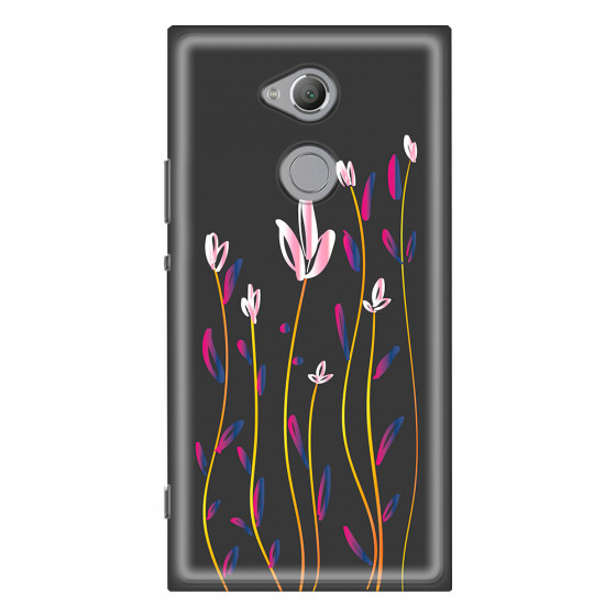 SONY - Sony XA2 Ultra - Soft Clear Case - Pink Tulips