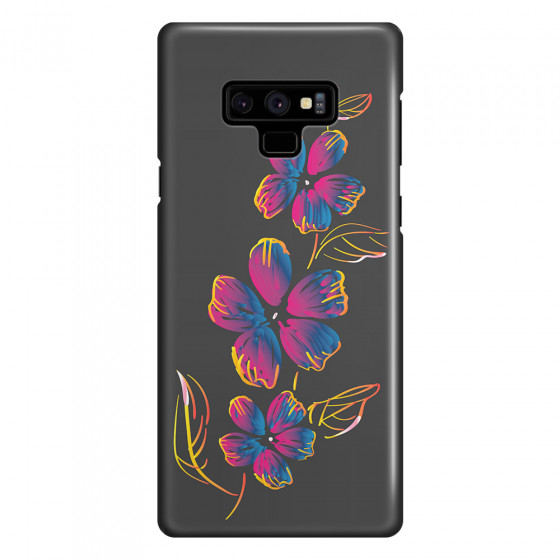 SAMSUNG - Galaxy Note 9 - 3D Snap Case - Spring Flowers In The Dark