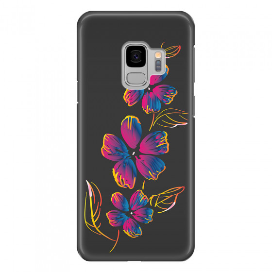 SAMSUNG - Galaxy S9 - 3D Snap Case - Spring Flowers In The Dark