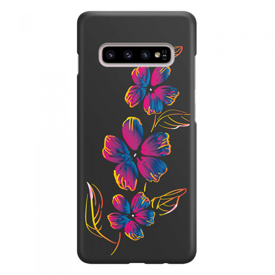 SAMSUNG - Galaxy S10 Plus - 3D Snap Case - Spring Flowers In The Dark