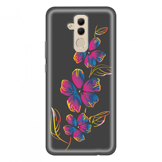 HUAWEI - Mate 20 Lite - Soft Clear Case - Spring Flowers In The Dark