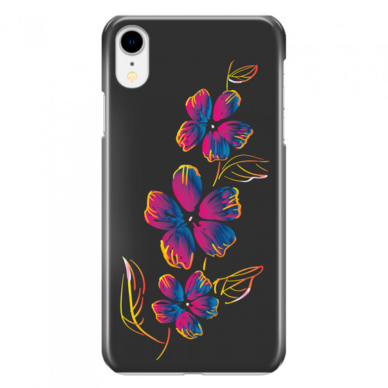 APPLE - iPhone XR - 3D Snap Case - Spring Flowers In The Dark