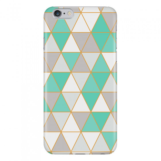 APPLE - iPhone 6S Plus - 3D Snap Case - Green Triangle Pattern
