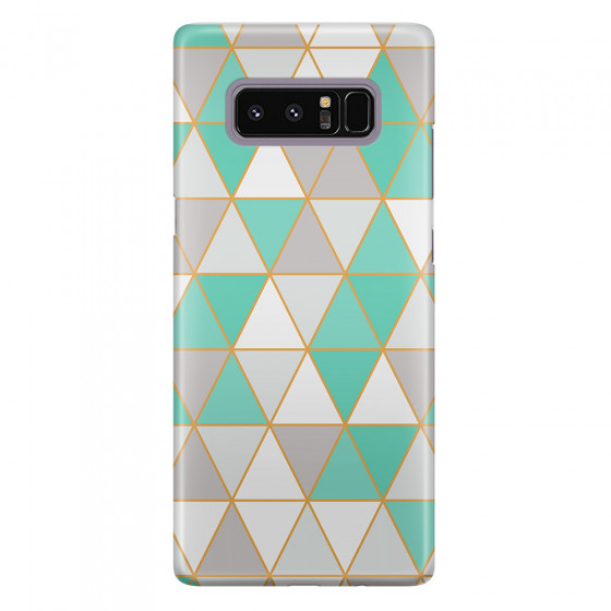 Shop by Style - Custom Photo Cases - SAMSUNG - Galaxy Note 8 - 3D Snap Case - Green Triangle Pattern