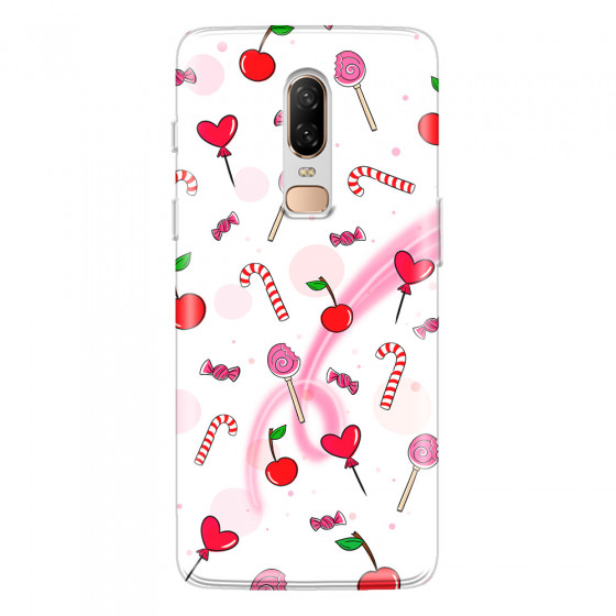 ONEPLUS - OnePlus 6 - Soft Clear Case - Candy White