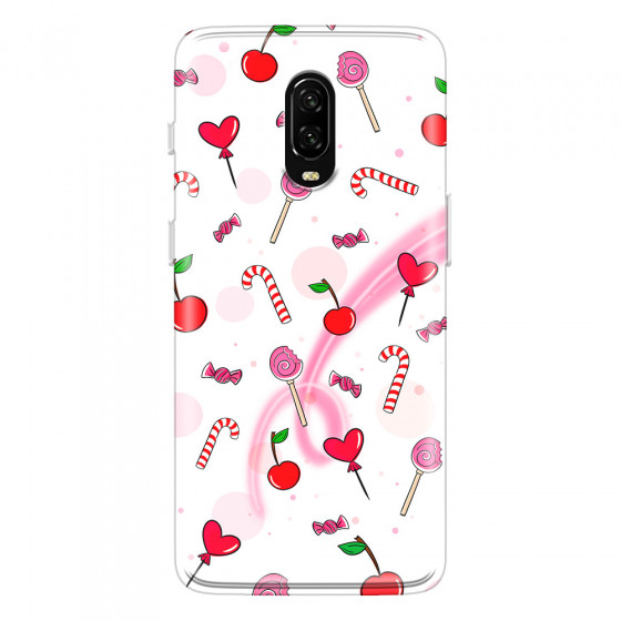 ONEPLUS - OnePlus 6T - Soft Clear Case - Candy White