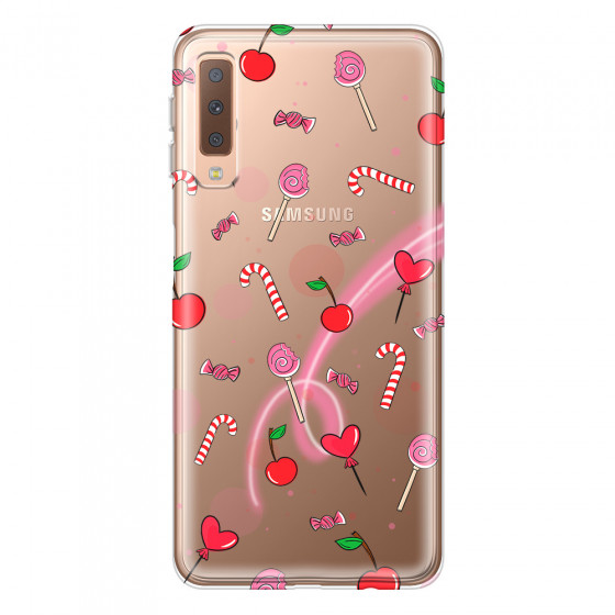 SAMSUNG - Galaxy A7 2018 - Soft Clear Case - Candy Clear