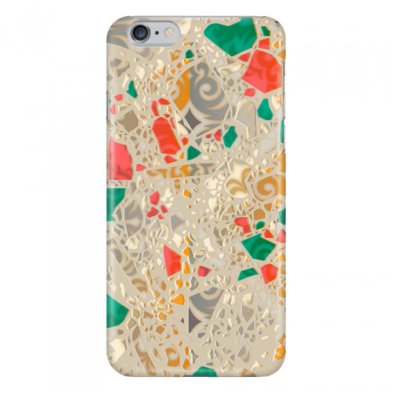 APPLE - iPhone 6S - 3D Snap Case - Terrazzo Design Gold