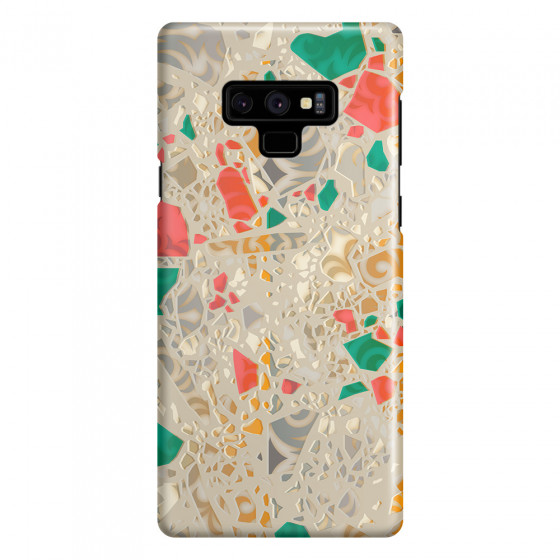 SAMSUNG - Galaxy Note 9 - 3D Snap Case - Terrazzo Design Gold