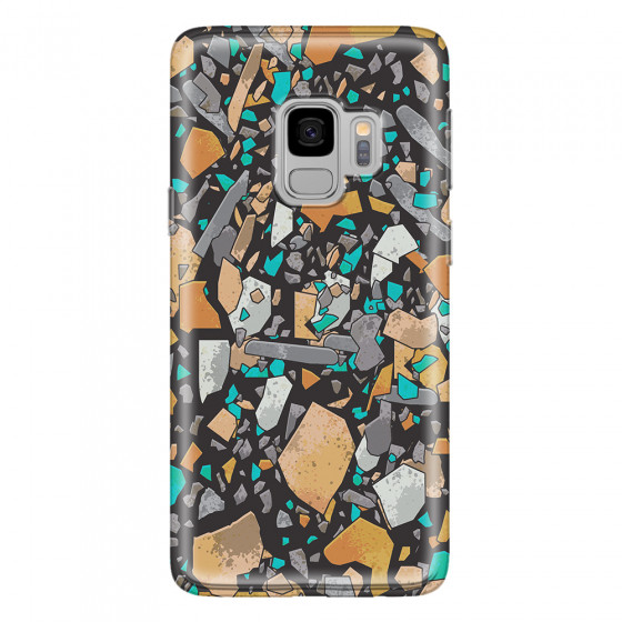 SAMSUNG - Galaxy S9 - Soft Clear Case - Terrazzo Design VII